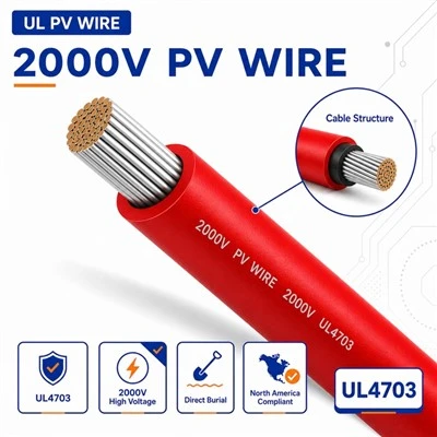 Fio fotovoltaico de 2.000 V